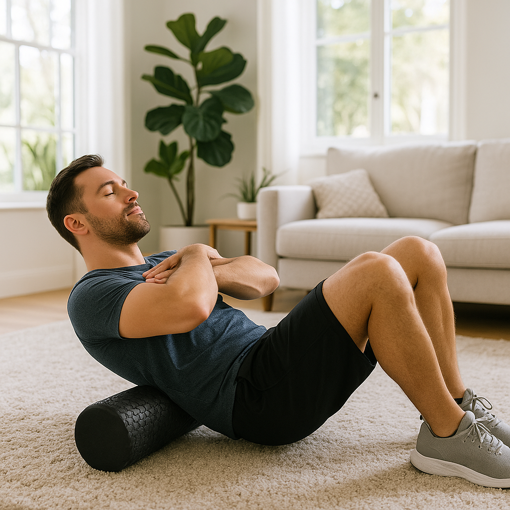 rouleau de massage dos