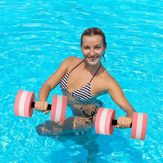Haltères aquatiques flottants pour aquafitness