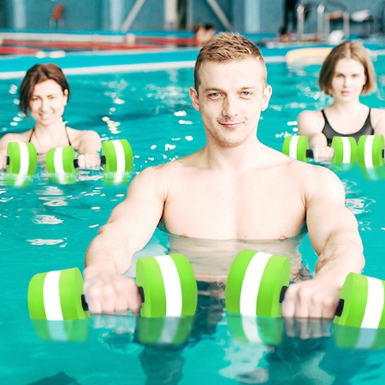 Haltères aquatiques flottants pour aquafitness